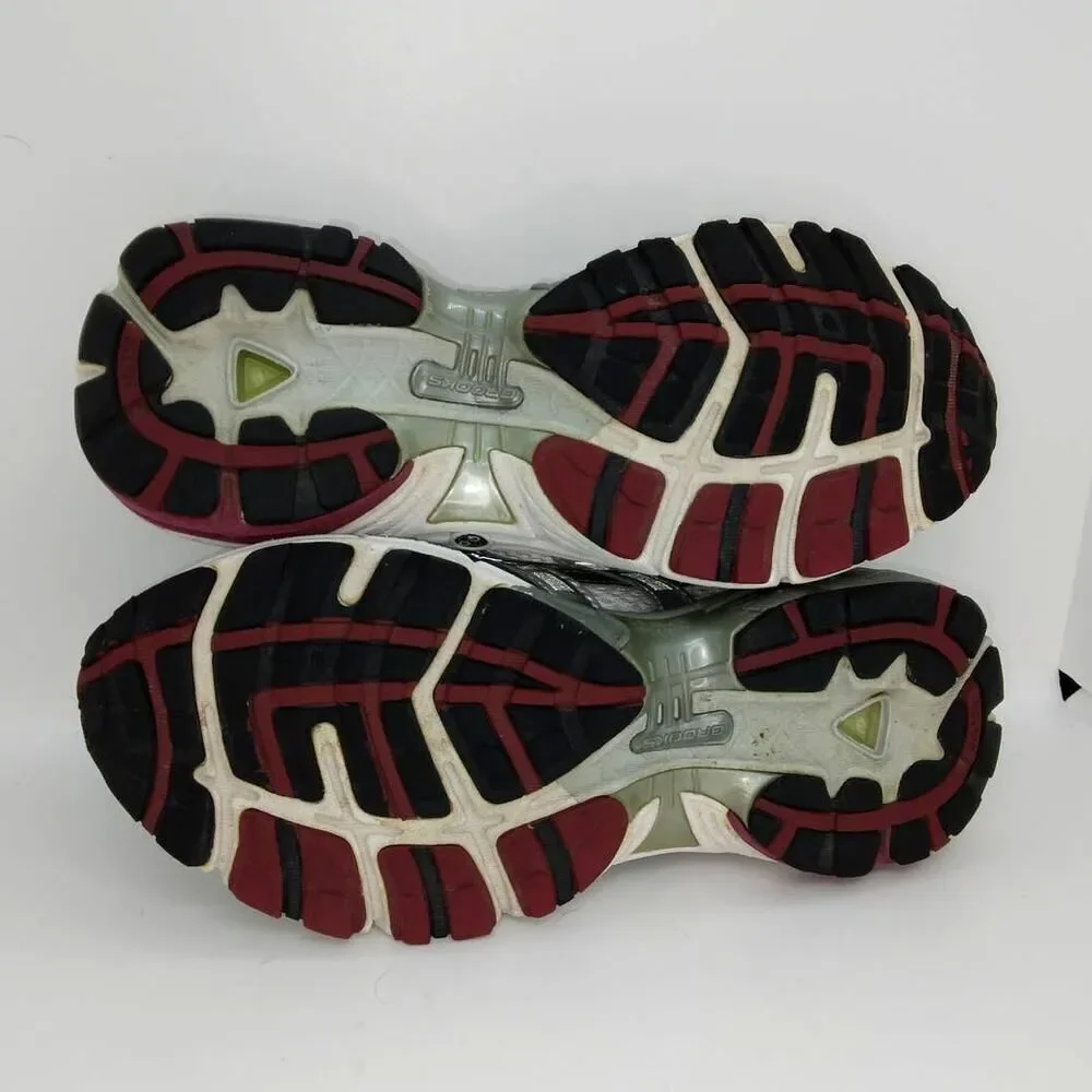 Brooks Adrenaline GTS 9 Women's Pre-owned White/Red Running Sneakers - sz. 6 1/2